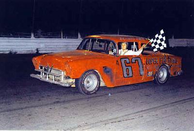 Flat Rock Speedway - Denny Pace From Brain Norton